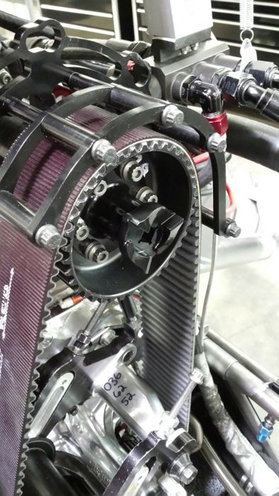 Dragster, Funnycar, Blower Parts Center Jaw Engine Flange